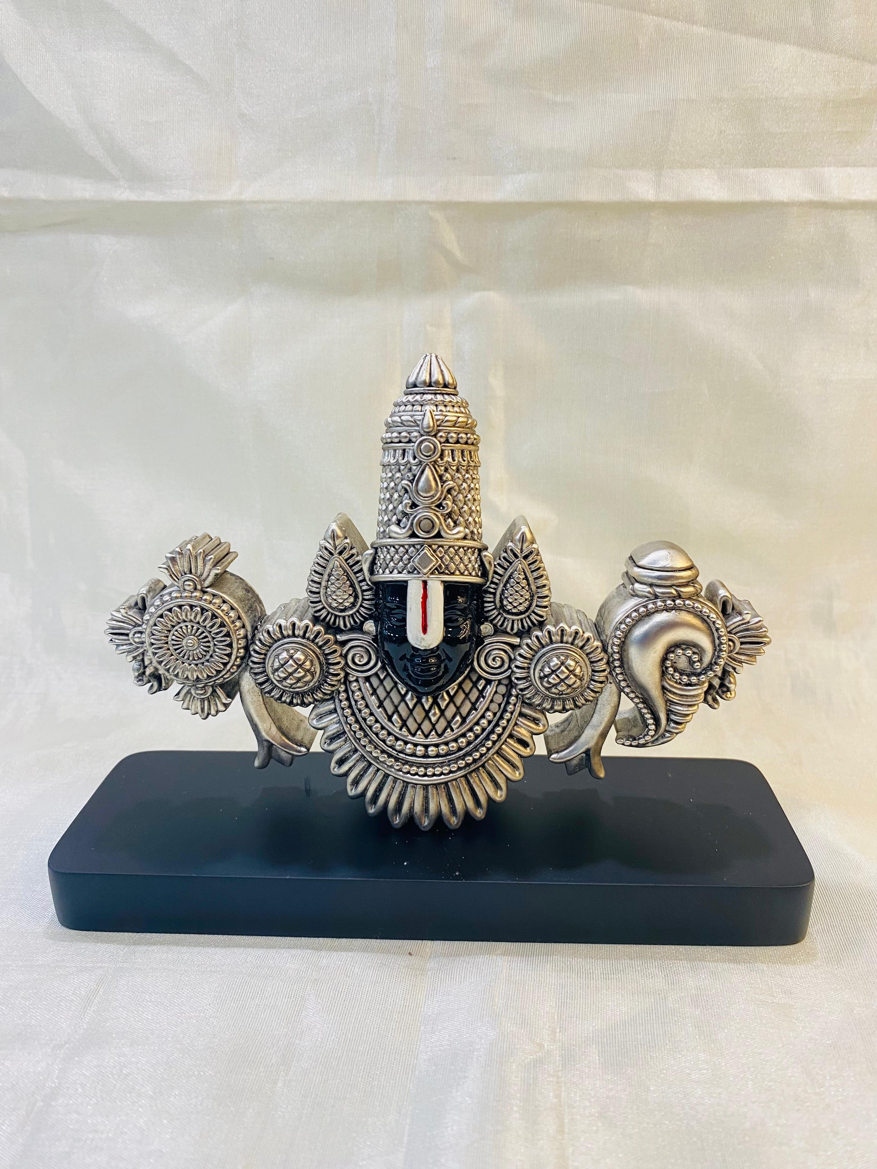 Silver murti 92.5 gold finishing 